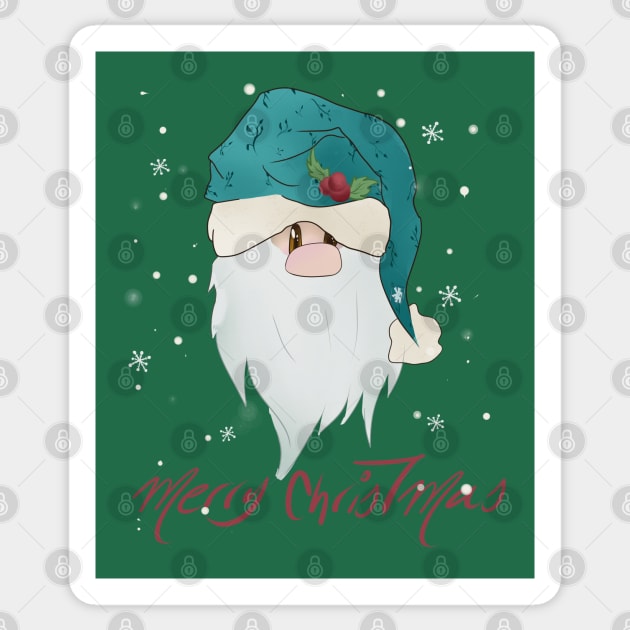 Bearded and adorable Santa Claus Sticker by KyasSan